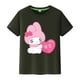 thumbnail image 1 of Sanrioed-Camiseta de manga corta de algodón puro para padres e hijos, traje de pareja de Hello Kitty Kuromi, Color de alta calidad, regalo Kawaii, 1 of 4