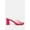 Pink, variant on Clear Flirt Clear Strap Slip On Heel Sandals