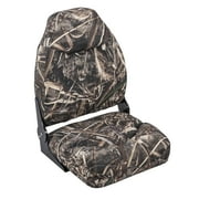 Wise 8WD726PLS-733 Camo Mid Back Boat Seat, Realtree Max 5