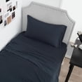 thumbnail image 5 of Byourbed Dark Sky Reserve® - Bamboo Linen Sheet Set - Portugal Made - Nightfall Navy Queen, 5 of 5