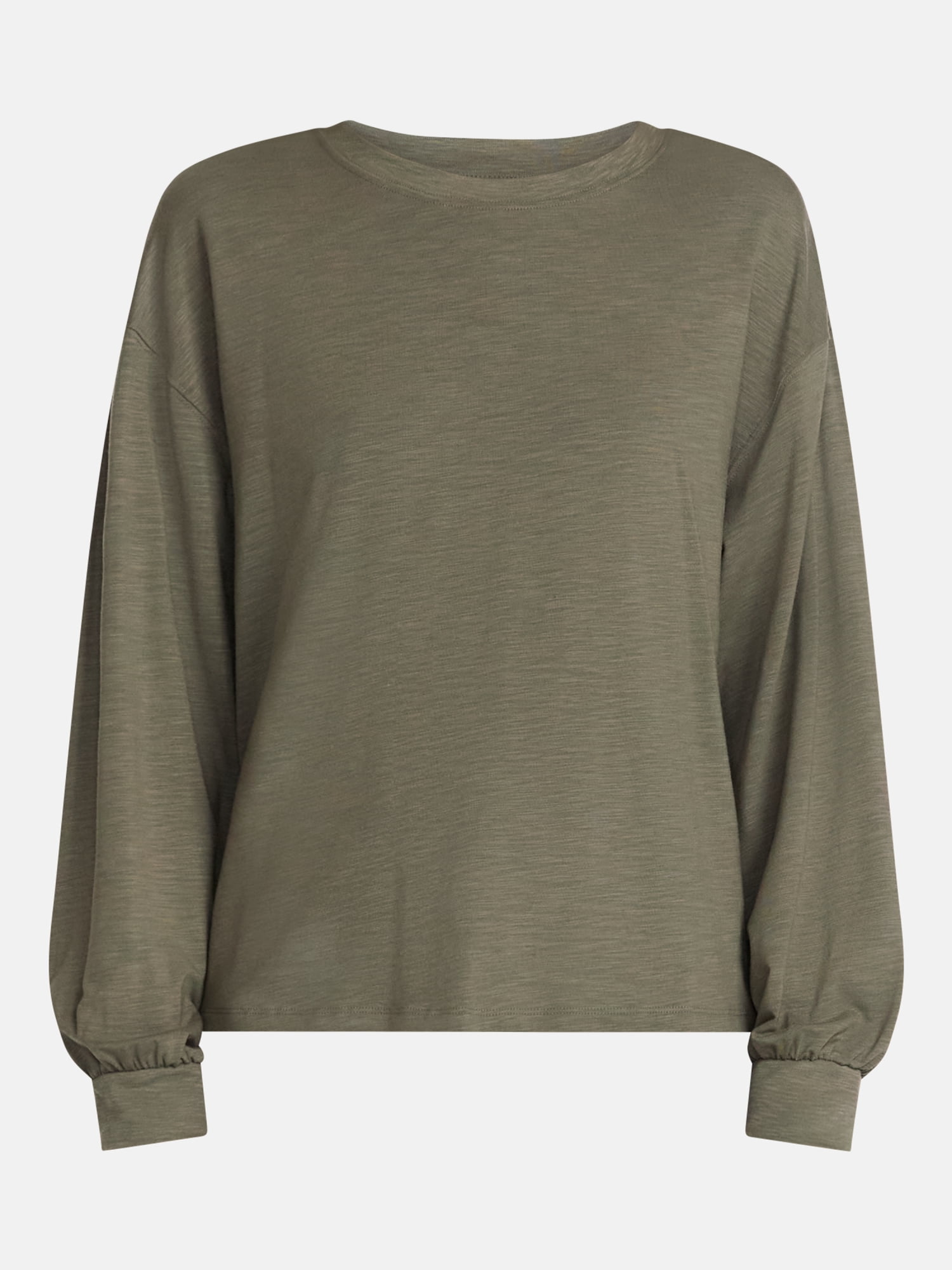 Scenario Women's Oversized Tee with Long Sleeves, Sizes XS-XXXL