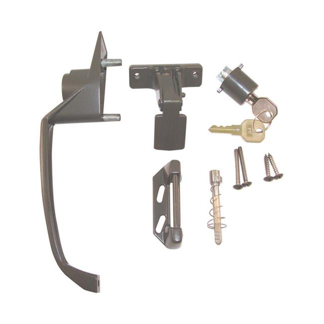 1.75 in. Steel Screen Door Handle with Key