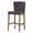 Danburry Gray, variant on NPD Furniture Albie 25.5" PU Diamond Stitching Counter Stool in Off White