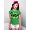 thumbnail image 3 of Happy Easter Egg Hunting Church Christian Event Group Youth T-shirt, Youth S, Green, 3 of 5