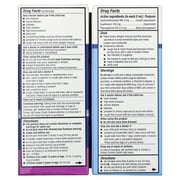 Equate Children's Multi-Symptom Day & Night Cold Liquid, Berry Flavor, Ages 4 to 12 Years, 8 fl oz (2x4 fl oz), Compare to Children's Mucinex® (Nighttime) Multi-Symptom Cold Active Ingredients