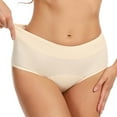 thumbnail image 3 of WBQ Incontinence Underwear for Women High Absorbency Period Panties Ladies Leakproof Protective Menstrual Postpartum Bladder Control Washable Cotton Briefs Multipack Plus Size, 3 of 9