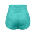 thumbnail image 7 of Tumotour Yoga Shorts For Women Half Shorts Solid Color Casual Pants Elastic High Waist Thin Hot ts Running Workout Gym Shorts, 7 of 7