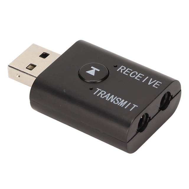 Receptor Y Transmisor Bluetooth USB, Bluetooth 5.0 Adaptador Receptor Y Transmisor Bluetooth Compacto 2 En 1 De 3,5 Mm Para TV Para Altavoz