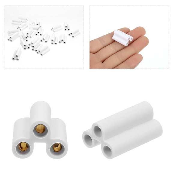 SILENRADAWN 20Pcs Light Plug Connector Led Adapter for Strip to Strip Connection Office Use