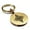 Gold, variant on Stainless Steel Diamond Card Suit Round Medallion Keychain Circle Ring