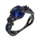thumbnail image 2 of Sonducket Anillo de cobre a la moda para mujer, joyería personalizada, anillos delicados de piedra, accesorios decorativos para vestir, fiesta de Ropa, zapatos y accesorios Miscelánea Azul Sonducket AP014450-02, 2 of 6