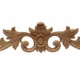 thumbnail image 5 of Floral Wooden Carved Onlay Appliques, Long Wood Carving Decal Unpainted Wooden Trim for Furniture Bed Door Cabinet Decoration, 5 of 8