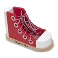 thumbnail image 4 of Zapatilla educativa Melissa & Doug Deluxe con cordones de madera, 4 of 9