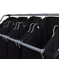 thumbnail image 2 of vidaXL Laundry Sorters with Bags 2 pcs Black and Gray, 2 of 3