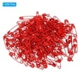 thumbnail image 3 of Uxcell Épingles de Sûreté 0,98 Pouce Petites Épingles à Coudre en Métal Rouges 200 Pcs, 3 of 5