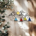 thumbnail image 6 of Orangide Metal Wall Art Iron Wall Hanging Modern Sculpture Waterproof Outdoor Decoration for Yard Balcony Bedroom Living Room Spring Summer Decor, 6 of 9