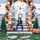 thumbnail image 3 of Kit de guirnalda de globos de decoración de Halloween, 109 unidades, globos de confeti naranja, negro y blanco con tela de araña, suministros de decoración de fiesta de Halloween para exteriores, interiores, hogar, jardín, patio, decoración de Halloween Zhivalor HMYH621, 3 of 8