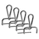 thumbnail image 1 of Ganchos de clip giratorio Uxcell [4 piezas] - Ganchos de clip para llaveros, uso para hacer llaveros - [Negro - 2.5 PULGADAS] Clip en D de aleación de zinc, hardware para cordones, 1 of 6