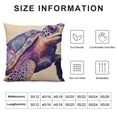 thumbnail image 5 of COMIO  Watercolor Animal Print Square Decorative Throw Pillow Case Cushion Cover, 5 of 5