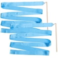 thumbnail image 2 of Shisuyan 2Pcs 4m Colorful Rhythmic Gymnastics Ribbon Dancing Gymnastics Ribbon Dancing Streamers for Kids Children (Blue), 2 of 8