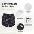 thumbnail image 4 of Rateoe Pig Farm Printed 2 in 1 Women's Workout Shorts for Athletic Gym Running Shorts with Phone Pockets-Small, 4 of 7