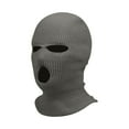thumbnail image 2 of Qcmgmg 3 Hole Balaclava Ski Mask for Men Women, Thin Full Face Mask for Motorcycle Bike Hunting Cycling Skiing Cap Light Gray, 2 of 9