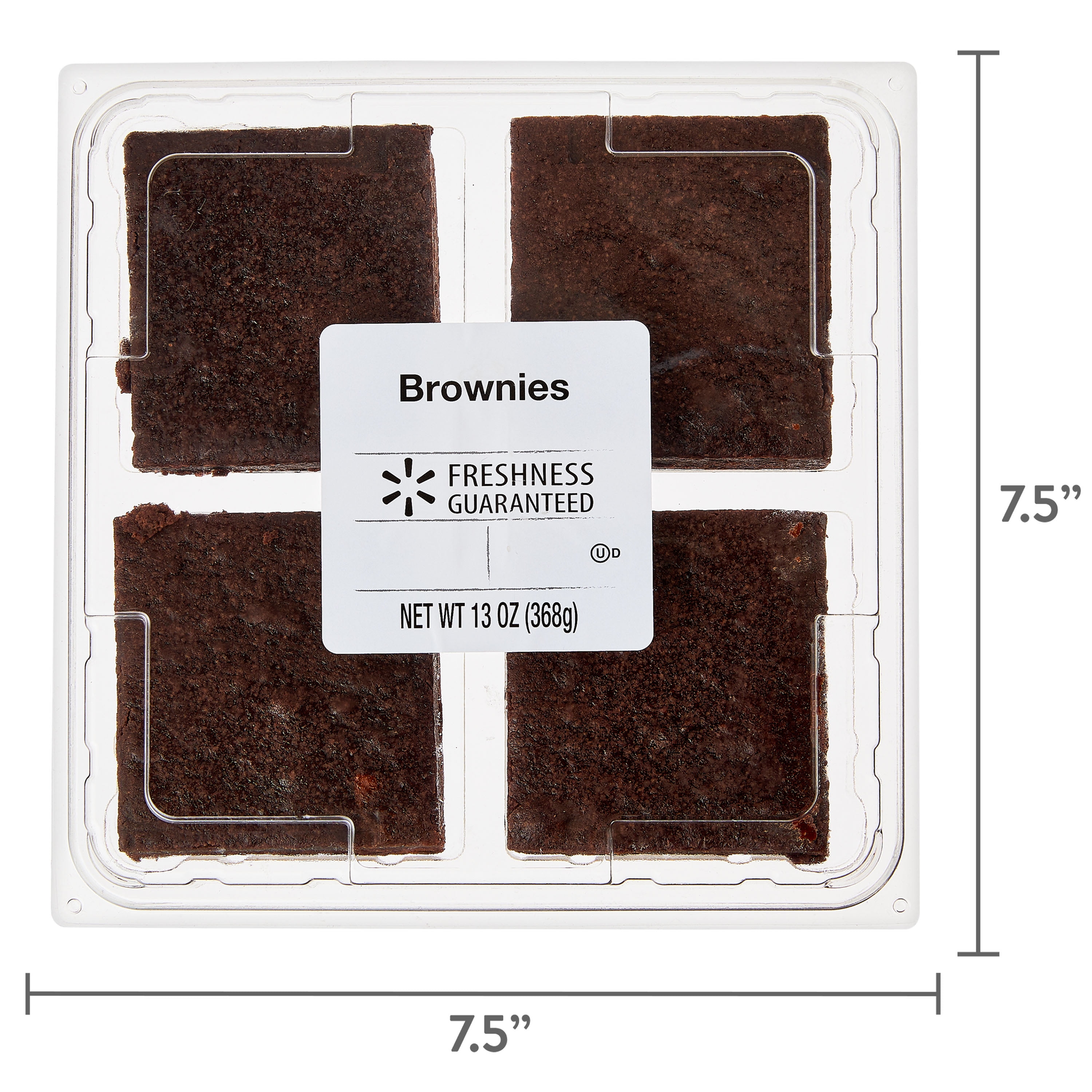 Freshness Guaranteed Chocolate Brownies, 13 oz, 4 Count