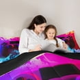 thumbnail image 4 of Feelyou 3D Gamepad Gaming Boys Comforter Set 7pcs, Fire and Water Queen Bedding Sets, 4 of 8