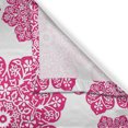 thumbnail image 3 of Ambesonne Hot Pink Kitchen Curtains, Eastern Mandala Design, 55"x45", Hot Pink White, 3 of 3