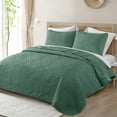thumbnail image 2 of Exclusivo Mezcla Twin Quilt Bedding Set, Lightweight Soft Bedspreads Coverlets with 1 Pillow Sham, Modern Green Quilts Twin XL Size for All Seasons, 2 of 6