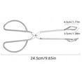 thumbnail image 4 of Kitchen Scissor Tongs ,Stainless Steel Kitchen Tongs for Cooking,Kitchen Scissor Tongs for Cooking Small Hands,Non-Slip Comfortable Grip Scissor Tongs for Cooking, Grilling , Serving ,Barbecue, 4 of 7