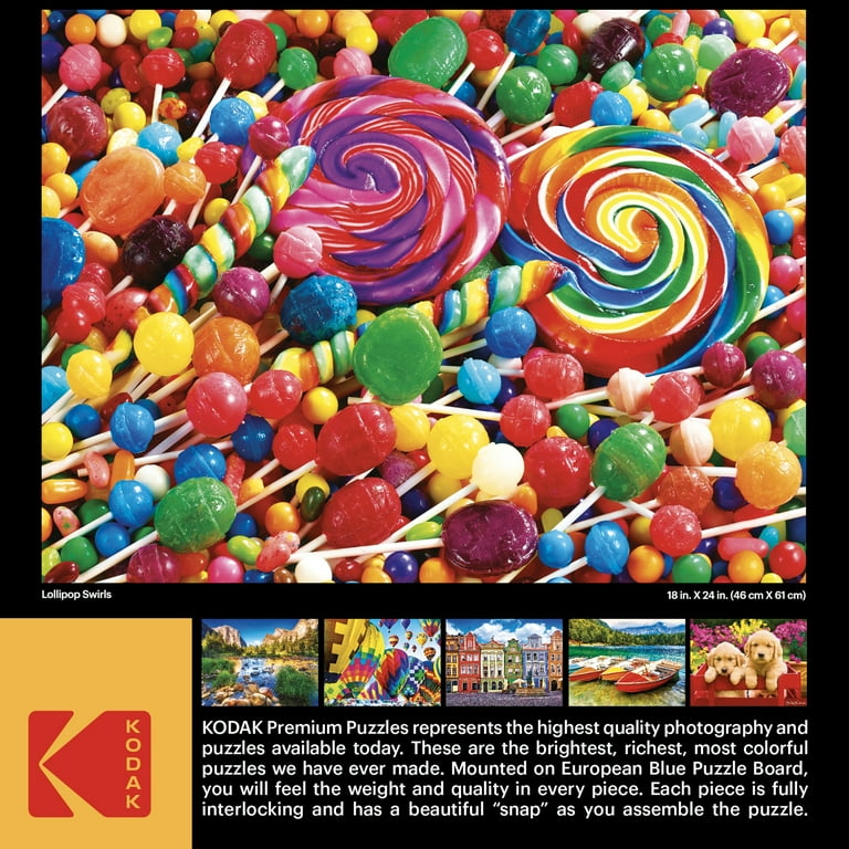 Cra-Z-Art Kodak 350-Piece Lollipop Swirls Adult Jigsaw Puzzle