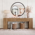 thumbnail image 2 of 86-Inch Extra Long Console Table for Entryway, Wooden Behind Couch Table Narrow, Farmhouse Entrance Table for Hallway Living Room Apartment, Natural Oak Brown, 2 of 7