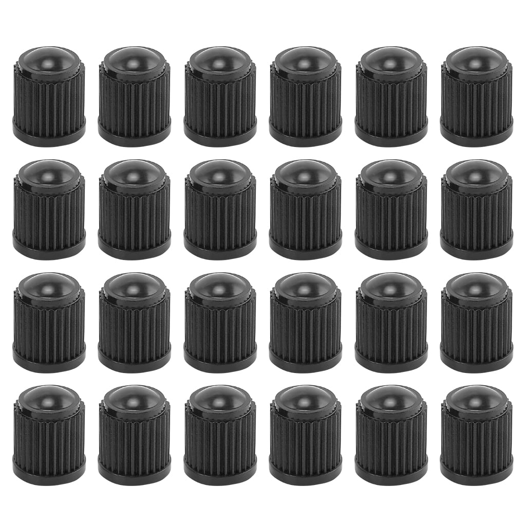 100pcs Plastique Pneu Bouchon De Soupape Outil De Remplacement Bouchon De Roue De Dôme Couvercle De Pneu De Voiture Outil D'Entretien De Moto