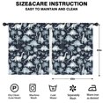 thumbnail image 2 of Blackout Kids Curtains,DarkBlue Dinosaurs Palm Trees Pattern Childrens Insulated Curtains Set Of 2,Bedroom Essentials,Toddler Room Decor 52"x63", 2 of 5