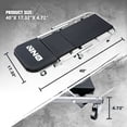 thumbnail image 6 of DNA Motoring TOOLS-00187 40 Inches 2 IN 1 Rolling Folding Car Creeper Seat 6 Pcs 2" Casters Gray, 6 of 6