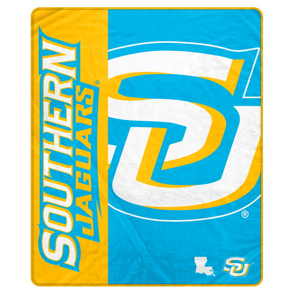 NCAA Southern Jaguars Endzone 50x60 Ultra Soft Tailgate Throw