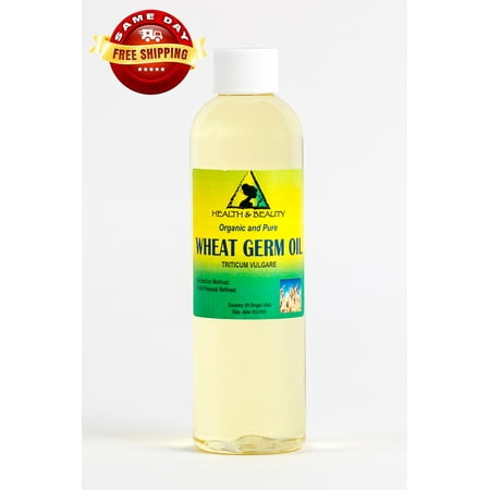 WHEAT GERM OIL REFINED ORGANIC CARRIER COLD PRESSED PREMIUM 100% PURE 4 OZ