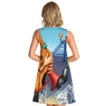 thumbnail image 2 of Saiise Scooby-Doo Print Women's Sleeveless Knee-Length Dress with Pockets Casual Summer Tank Dress, 2 of 7