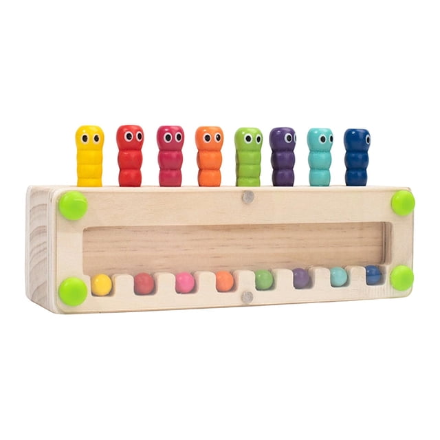 Juego de combinación de colores Juego educativo de adivinación de colores Juguete de clasificación cognitiva de colores para Gusano