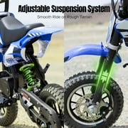 QEASET 39CC 4-Stroke Mini Bike, Up to 20 MPH, Ages 13+, Off-Road Dirt bike, Blue
