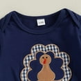 thumbnail image 6 of Usaibhir Thanksgiving Outfits Baby Girl Boy Outfit Newborn Bubble Romper Fall Winter Infant Long Sleeve Sweatshirt Top+ Sweatpants 2Pcs Set Cute Clothes for 0-18M, 6 of 10