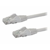 StarTech 14ft CAT6 Ethernet Cable - White CAT 6 Gigabit Ethernet Wire -250Mhz 100W PoE RJ45 UTP Network Patch Cord Snagless with Strain Relief (N6PATCH14WH)
