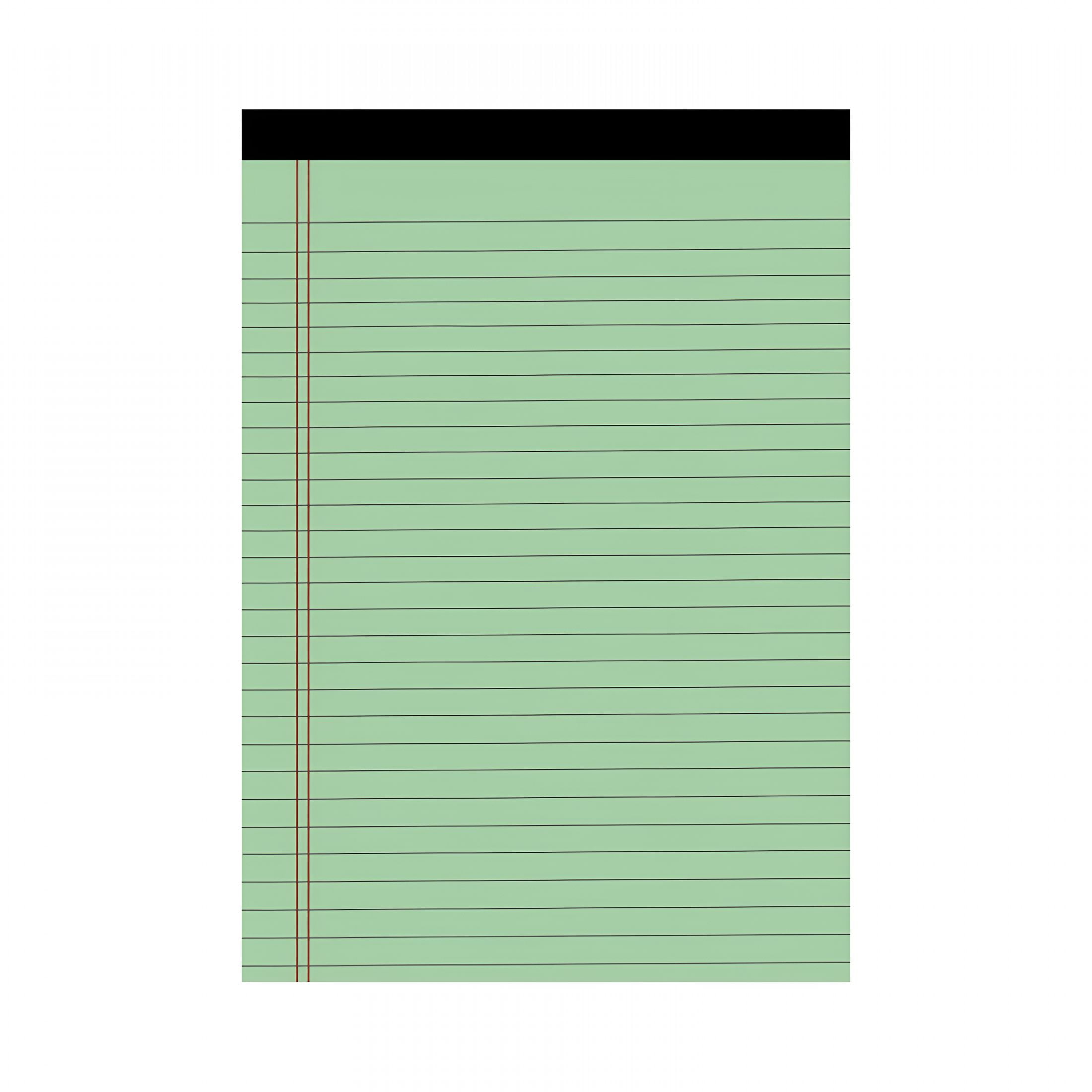 CCOCC 2026 New 4Pcs A3 Small Legal Pads Colored Note Pads Paper College Ruled Notepad Clear Print Writing Pads Legal Pads Perforated Narrow Ruled Pads of Paper(Multi-Color)