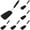 X-Black 5PCS, variant on U‌YUH 600°F Heat-Resistant Silicone Spatula Non-Scratch Flexible Turner with Ergonomic Grip | Grill, Pan-Fry, Bake Burgers/Pancakes/Stir-Fry (Dishwasher-Safe)‌