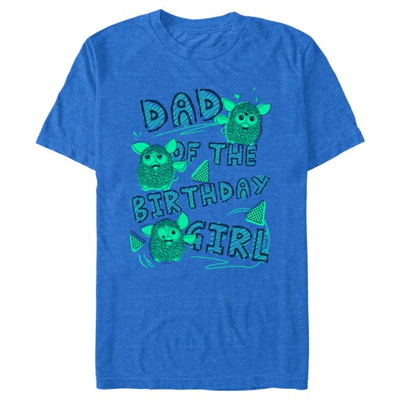 Men's Furby Dad of the Birthday Girl Graphic T-Shirt