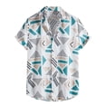 thumbnail image 1 of Camisas de Manga Larga para Hombres Color Formal de Impresión Cuello de Vuelta, Blusa Casual para Al Aire Libre, Diario Y Otoño de Primavera, 1 of 7