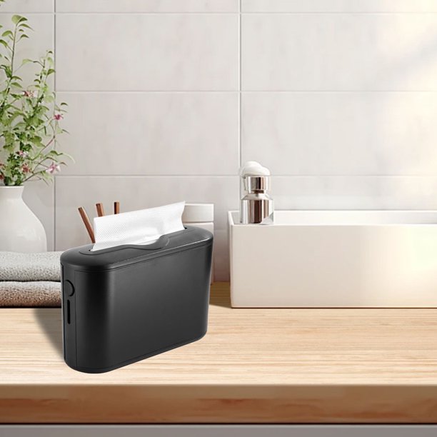 Dispensador de toallas de papel para encimera, soporte para papel de cocina, antideslizante, dispensador de toallas de mano, servilletero Facial para dormitorio y baño