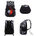 thumbnail image 2 of Mochila Asge Camo para niños gris para escuela secundaria 30 x 22 x 46 cm, 2 of 8