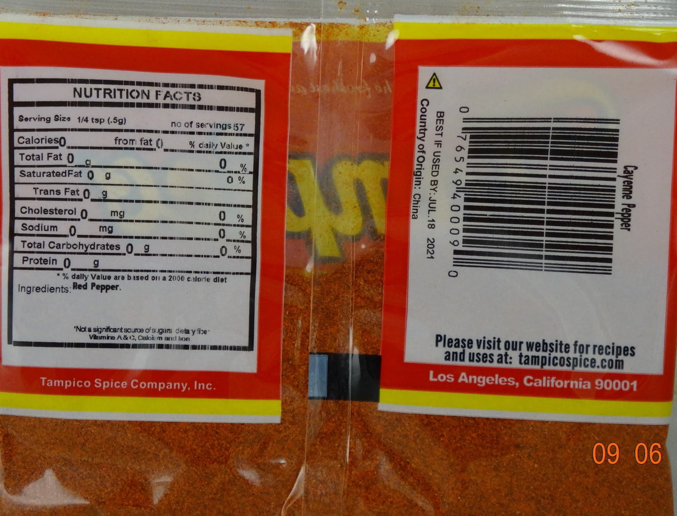Tampico  Cayenne Pepper, 1 oz